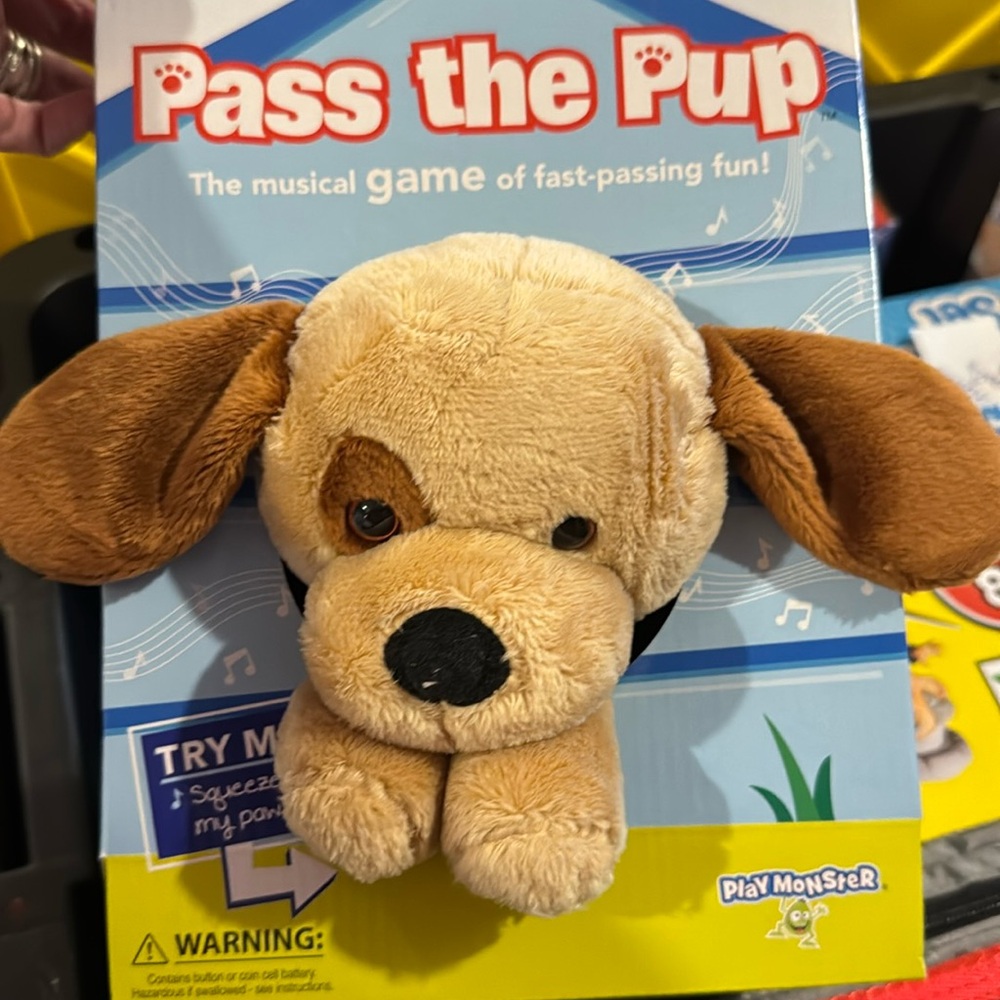 Play monster pass the puppy